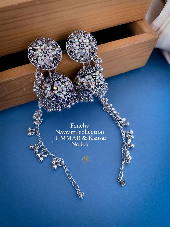 3 Fancy Designer Special Navratri Earrings Wholesale Online
